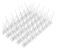 Dissuasori per Piccioni, 6 pz da 1mt Scaccia Piccioni in Acciaio Inox 304, Spuntoni Anti Uccelli, Dissuasore Ad Aghi per Tetto Recinzione Balcone Grondaie