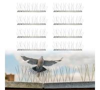Dissuasori per Piccioni,8PCS Dissuasori per Piccioni Acciaio Inox,Scaccia Piccioni Anti Uccelli,Dissuasori Scaccia Piccioni,Spuntoni Anti Uccelli,per Balconi,Tetti,Giardini