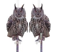 Dissuasori per Piccioni, Gufo Scaccia Piccioni da Balcone, Dissuasore per Piccioni, Anti Piccioni Spaventa Piccioni, Dissuasori per Uccelli, Dissuasore Pccioni per Giardino 2 Pezzi Gufi di Cartone