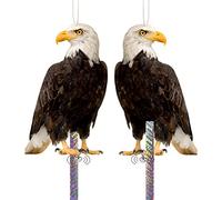 Dissuasori per Piccioni, Gufo Scaccia Piccioni Spaventa Piccioni Anti Piccioni Balcone, Dissuasore per Piccioni, Dissuasori per Uccelli, Falco Spaventa Piccioni, Spaventapasseri 2 Pezzi Cartone