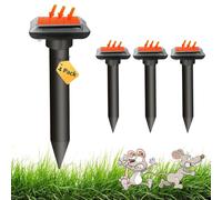 Dissuasori per Topi, Repellente ultrasuoni per Talpe, Carica ad Energia Solare per un Funzionamento Efficiente, Dissuasore per Topi Adatto per Uso in Giardino e Campo, 4 Pezzi