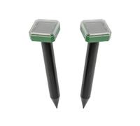 Dissuasori per Topi, Repellente ultrasuoni per Talpe, IP65 Impermeabile, Dissuasore per Topi Adatto per Uso in Giardino e Campo, 2 Pezzi