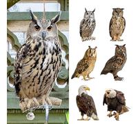 Dissuasori Per Uccelli Gufo, Gufo Scaccia Anti Piccioni, Dispositivi Repellenti Per Uccelli, Spaventapasseri Per Giardino Owl, Dispositivo Scaccia Uccelli - Spaventare Gli Uccelli
