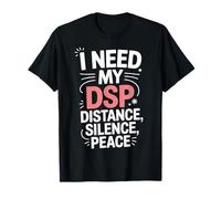 Distance Silence Peace Introvert Girl Introverts Self Care Maglietta