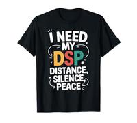 Distance Silence Peace Introvert Girl Introverts Self Care Maglietta