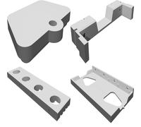 Distanziale Adattatore Seghetto per Bosch GST 12V-70 Guida FSN SA Compatibile