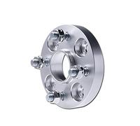 Distanziale in Alluminio Mozzo 1 Paio Di Distanziali Ruota Adattatore PCD 4x100 CB 57,1 Mm Per Per Coupe A2(2PC-silver-15mm)