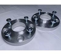 Distanziale in Alluminio Mozzo 2 Pezzi Adattatori Distanziali Ruota Spessi 15 Mm PCD 4 * 100 A 4 * 100 CB 54,1 Mm Prigionieri Filettati M12X1,5