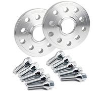 Distanziale in Alluminio Mozzo 2 Pz/lotto Per VW Distanziali Ruota 5x100 5x112 57.1mm Centric Distanziali centro Ruota Piatto Spessore + Lug Bulloni 14x1.5(20mm spacer 45mm bolts)