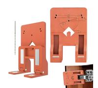 Distanziale Magnetico per Ante di Mobili - 2 Pezzi Strumento di Livellamento e Allineamento,Guida per Foratura per Cerniere di Mobili,per Ristrutturazioni Domestiche Falegnami