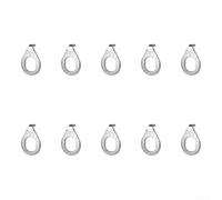 Distanziale mozzo, M8 M10, dado dell'asse con rondella a gancio, per ruota anteriore e posteriore, in acciaio al carbonio, argento, confezione da 10 (M10)