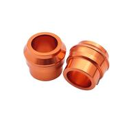Distanziale Mozzo Ruota Anteriore Posteriore CNC For Moto Compatibile Con EXC EXCF EXCW XCW XCFW 125 150 200 250 300 350 400 450 500 530 2008-2023(Front orange)