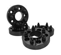 Distanziale mozzo ruota Distanziali ruota 4 pezzi/set in lega di alluminio per Jeep JK per Wrangler 2018(Nero)