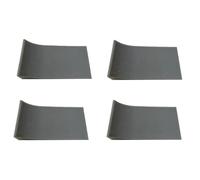 Distanziale Paracolpi Silicone per Pattumiere Protezione Parete Pavimento No Tra