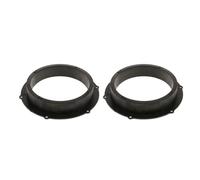 Distanziale per altoparlanti auto da 16,5 cm per set adattatore ad anello per installazione e per installazione della porta anteriore Passat, anelli adattatori di montaggio in plastica nera
