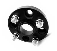 Distanziale per auto Adattatori distanziali ruota PCD 4x114,3 CB 67,1 mm per Gen2 per Proton in alluminio forgiato 2 pezzi (1 coppia)(2PC black-25mm)