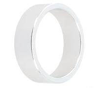 Distanziale per cuffia della bicicletta in lega di alluminio da 28,6 mm anteriore, rondella forcella, rondella forcella in lega di alluminio (5 mm nero)