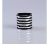 Distanziale per forcella anteriore da 30 mm, in lega di alluminio, compatibile con bici da strada per una migliore maneggevolezza (nero)