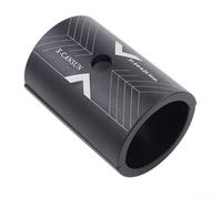 Distanziale per manubrio della bicicletta, da 25,4 mm a 31,8 mm, boccola in lega di alluminio CNC, per parti da ciclismo, leggero e design (nero)