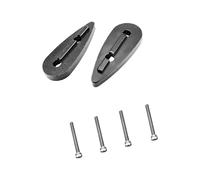 Distanziale per manubrio di biciclette in carbonio, 2 pezzi, distanziatori per regolazione dell'altezza, posizionamento ergonomico, in fibre di carbonio, distanziatori per bici