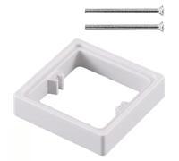 Distanziale per presa singola da 20 mm, per installazioni elettriche, piastra distanziatrice per interruttore della luce in ABS, ideale per progetti fai da te e ristrutturazione della casa