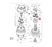 Distanziale rinforzo a disco ORIGINALE ACTIVE trivella modelli t143 - t152 022734