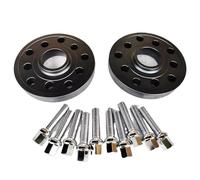 Distanziale ruota 10 Millimetri Spessori Centraggio Mozzo In Alluminio, Piastre Distanziali Per Ruote, Guarnizioni 57.1 5x100 5x112 Compatibile Con A3 8P Per TT 8N Q3 8U(Black)