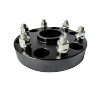 Distanziale ruota L'auto fornisce 2 pezzi mozzo per distanziatore per ruota per auto per Centric per Ford Endeavour|per Everest|per Ranger(25mm Black)