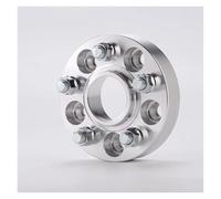 Distanziale Ruota PCD 5x114.3 CB 67.1mm Per Maserati Per Quattroporte Per Alfieri Per Ghibli Per Gran Per Turismo Per Levante 2 Pezzi Distanziali ruote auto(Argento,25mm)