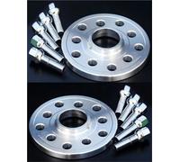 Distanziale Ruota Per Auto Per A1 A2 A3 A4 A6 A8 5 * 112/5 * 100 Spessori In Alluminio Forgiato Distanziatori Pneumatico STUD Distanziali Mozzi Auto(Silver 40mmball bolt)