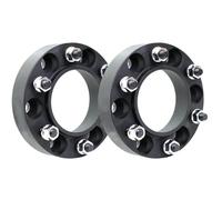 DISTANZIALE RUOTA Per Toyota Per Land Per Cruiser Per Prado Per Hilux Per Revo Per Vigo T6-7075 Lega Alluminio Forgiato Distanziali Ruote Distanziali Auto Con(2Pcs Black 35mm)