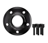DISTANZIALE RUOTA Per Vw Per Scirocco Piastra Flangiata 15/20/25/30 Mm 2/4 Pezzi 5x112 CB 57.1 M14*1.5 Distanziale Ruota Forgiato Nero Con Centro Mozzo Distanziali Auto Con(4pcs 20mm)