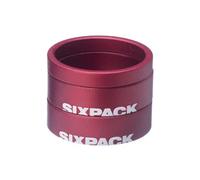 Distanziale sterzo Sixpack Racing Menace 2x10mm Rouge