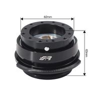 Distanziale volante con sgancio rapido nero doppia foratura