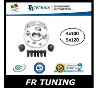 DISTANZIALI ADATTATORI 4x100 5x120 DOPPIO INTERASSE CON BULLONI TA TECHNIX 15mm