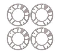 Distanziali Alluminio 4pcs Auto Distanziali Ruota Spessori Piatto 3mm 5mm 8mm 10mm Prigioniero Per 4x100 4x114.3 5x100 5x108 5x114.3 5x120(8mm)