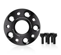 distanziali auto 2/4 pezzi 5x112 66,6 M14 x 1,5 Hub Centric Distanziali ruota forgiati neri piastra flangiata Per A8 15/20/25/30/35 mm Distanziali Ruota nel Alluminio(2pcs 30mm)