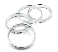 distanziali auto 2/4 pezzi OD 60,1 mm/2,37 pollici ID 56,1 mm/2,21 pollici Anello centraggio lega alluminio Distanziale centrale Anello centraggio Ruota CARS Distanziali Ruota nel Alluminio(4Pcs)