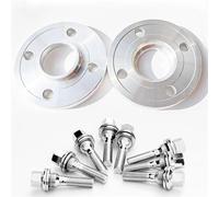 distanziali auto 2 pezzi 20mm 0,79 pollici 4 x 108 65,1 distanziali ruota foro centrale bullone testa piatta esteso 12 x 1,25 Per Citroen Per Cactus c4 20 Distanziali Ruota nel Alluminio(20mm silver)