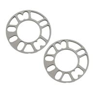 distanziali auto 2 pezzi 3/5/8/10mm distanziali universali ruote auto piastra adattatore lega alluminio adatti 4x100 4x108 4x114,3 5x100 5x108 5x114,3 5x120 Distanziali Ruota nel Alluminio(2PCS 3mm)