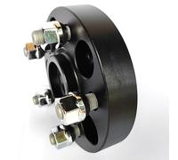 distanziali auto 2 pezzi 5x115|5x4.53"|71.6mm/2.82pollici|14x1.5|25|30mm|1/1.18" Adattatore distanziale ruota auto centrato sul per Dodge per Charger Distanziali Ruota nel Alluminio(Black 30mm)
