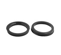 distanziali auto 4 pezzi OD 73,1 67,1 mm a ID 56,6 58,5 64,3 67,1 57,1 mm Anelli di centraggio del dell'auto Distanziali in plastica per foro ruota Distanziali Ruota nel Alluminio(73.1-59.1mm)