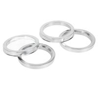 distanziali auto 4 pezzi OD 73,1 mm a ID 56,1/57,1/58,1/58,6/59,1/59,5/63,3/66,1/66,45 mm Anelli di centraggio del in lega di alluminio Distanziali Ruota nel Alluminio(63.35mm ID 73.1mm)