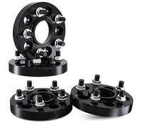 Distanziali Cerchi Per BYD Per Han Piastra Flangiata 7075 Distanziali Ruota Mozzo In Alluminio Adattatore Allargato 2/4 Pezzi PCD 5x120 CB 64.1 Flangia Distanziale Ruota(4Pcs Spacer 25mm-BK)