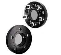 Distanziali Cerchi Per BYD Per Han Piastra Flangiata 7075 Distanziali Ruota Mozzo In Alluminio Adattatore Allargato 2/4 Pezzi PCD 5x120 CB 64.1 Flangia Distanziale Ruota(2Pcs Spacer 25mm-BK)