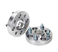 Distanziali Cerchi Per FIAT Per OPEL Auto M12XP1.5 2 Pezzi 15/20/25/30/35 Mm PCD 4x100 CB 56,6 Mm Adattatore Distanziale Ruota 4 Fori Completo Distanziali Ruote Auto(2PCS 15mm Silver)