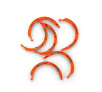 Distanziali di volume Fox Factory Float X2 Clip-in Orange