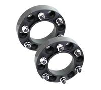 Distanziali Mozzi Adattatore distanziale per ruote auto in alluminio 2 pezzi 6x139,7 100,1 12 * 1,5 per King per Kong(2PCS Black 38mm)