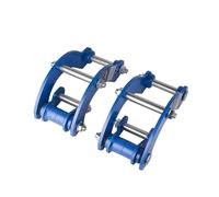 Distanziali Mozzi Auto Per Isuzu Per D-MAX Per DMAX Per Dmax 2012-2019 Kit Di Sollevamento Anteriore E Posteriore Distanziale Ammortizzatore Da 1"-2" 1 Paio Distanziali Ruota Allargare(Blue 2 inch)