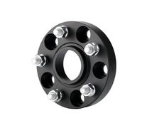 Distanziali Mozzi Distanziali ruota neri per VW Per Golf PCD 5x112 CB 57.1 M14x1.5 in alluminio forgiato 2003-2025 adattatore per 2 pezzi(Black 20mm 2PC)